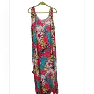 NWT Floral Sleeveless Maxi Dress Size 22/24 🌷⚘️🌷BG 04
